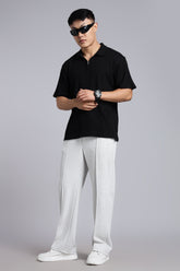 Melange Acru Fabric Trousers