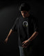 'Controlled By Government' Black Oversized T-Shirt