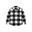 Black-White Check Cashmelon Fabric Shirts