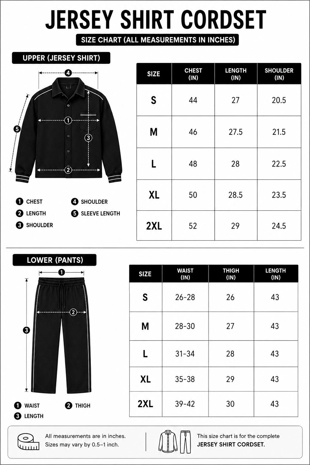 SIZE GUIDE