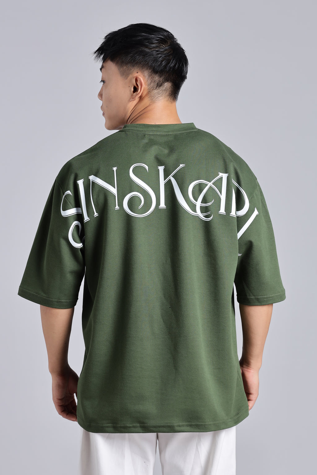 Sinners choice Olive oversized t-shirt