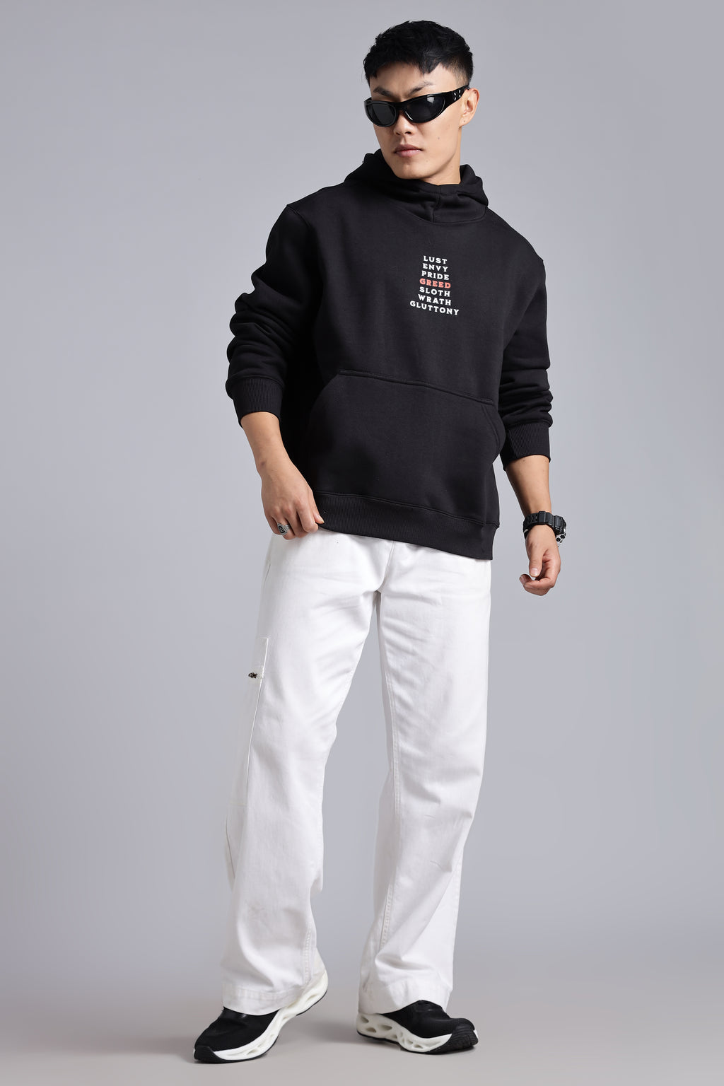 7 deadly sins, Black hoodie