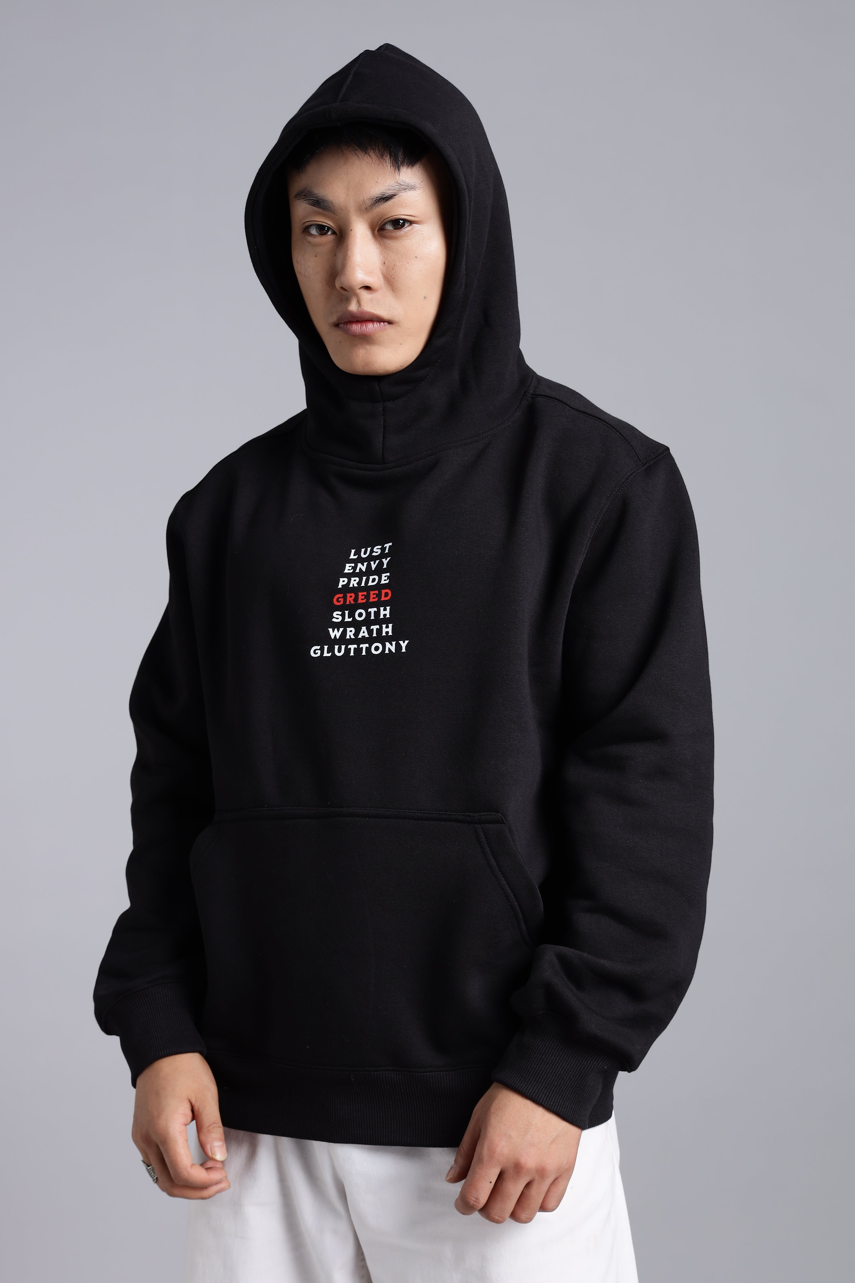 7 deadly sins, Black hoodie