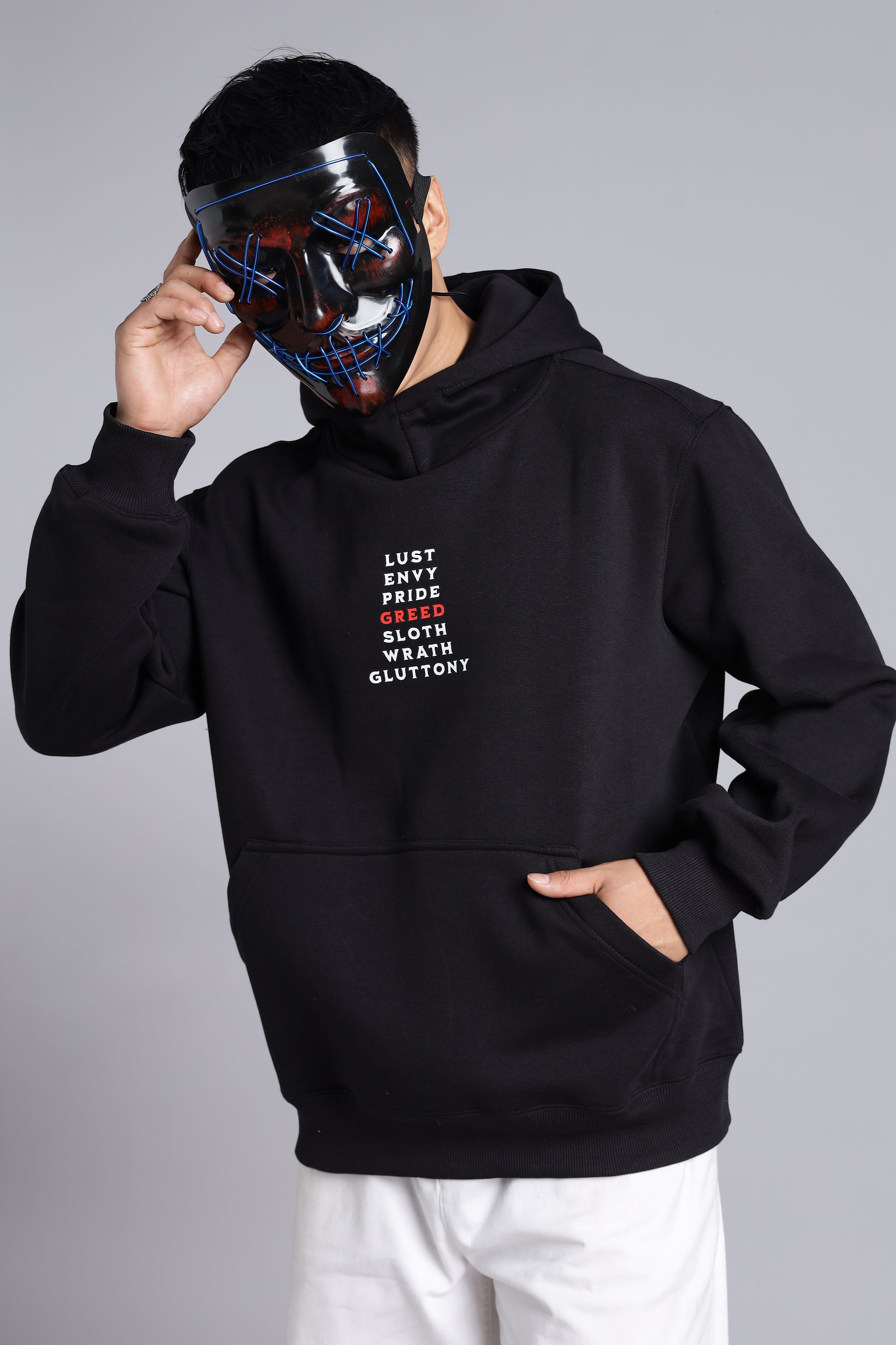 7 deadly sins, Black hoodie