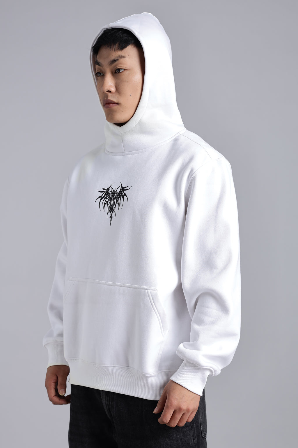 White Demon-Samurai hoodie