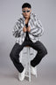 White Faux-Fur Jacket