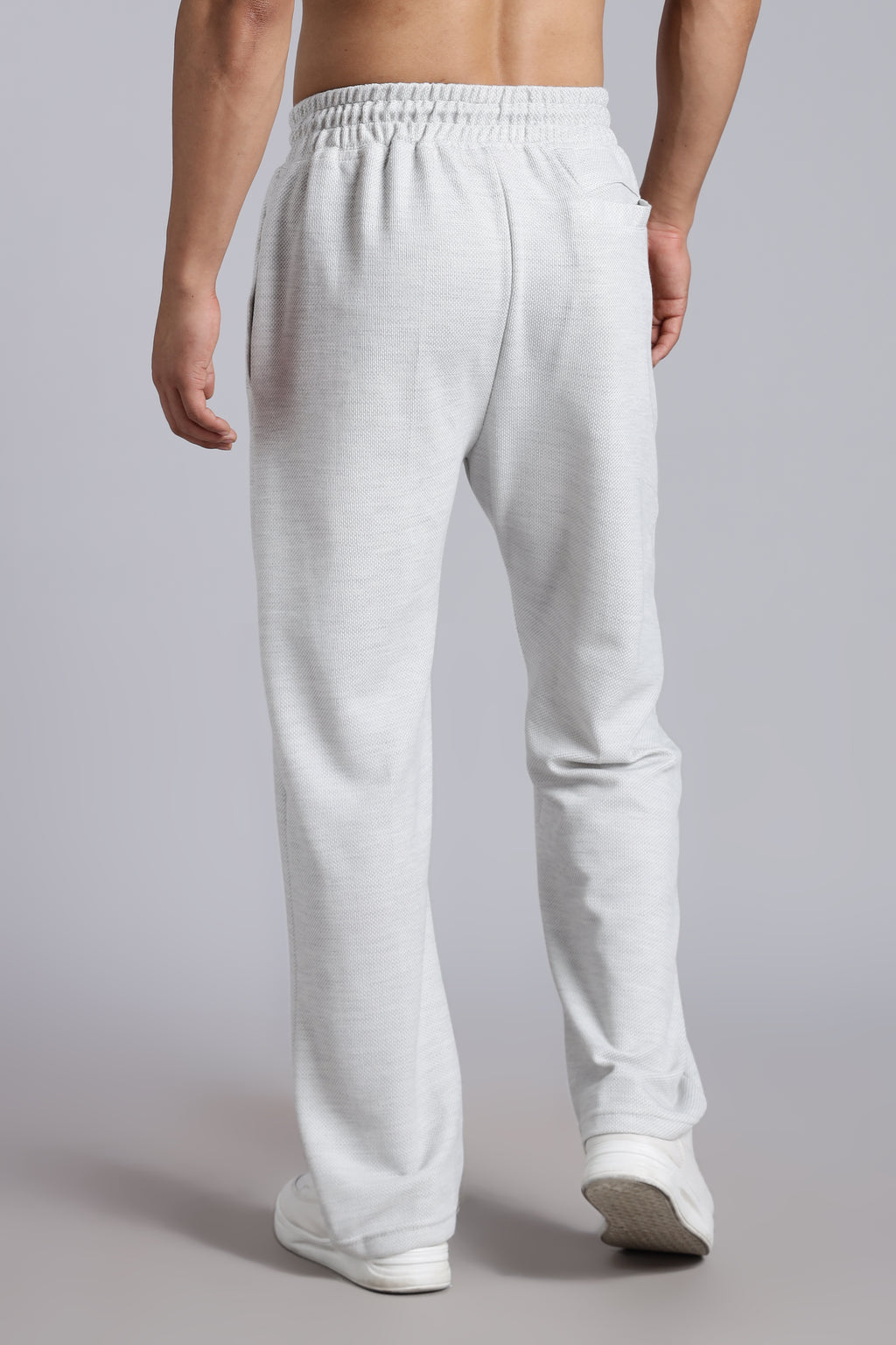 Melange Acru Fabric Trousers