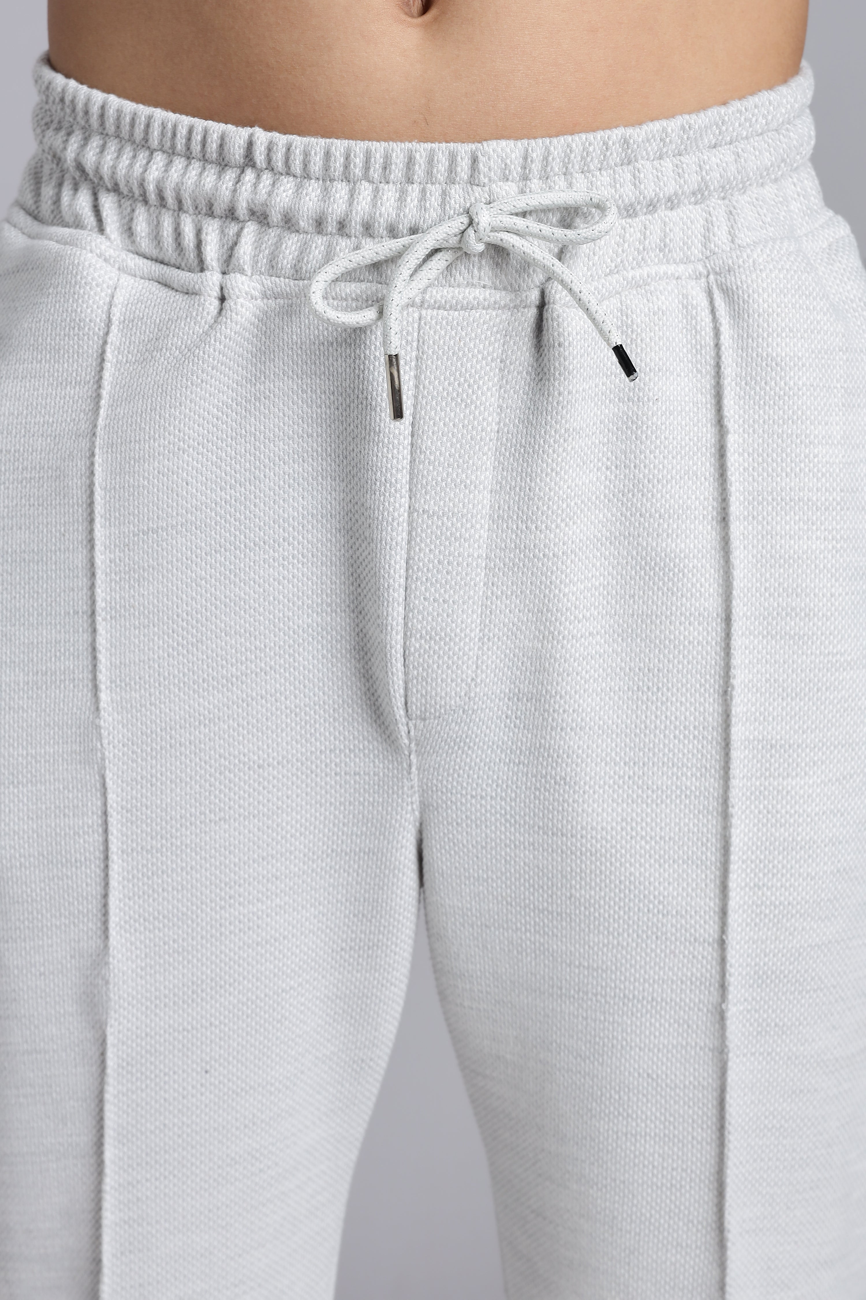 Melange Acru Fabric Trousers