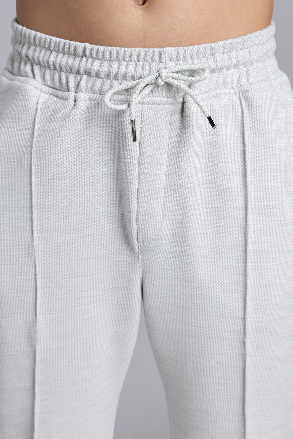 Melange Acru Fabric Trousers