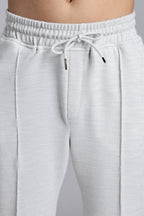 Melange Acru Fabric Trousers