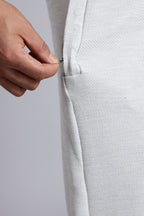 Melange Acru Fabric Trousers