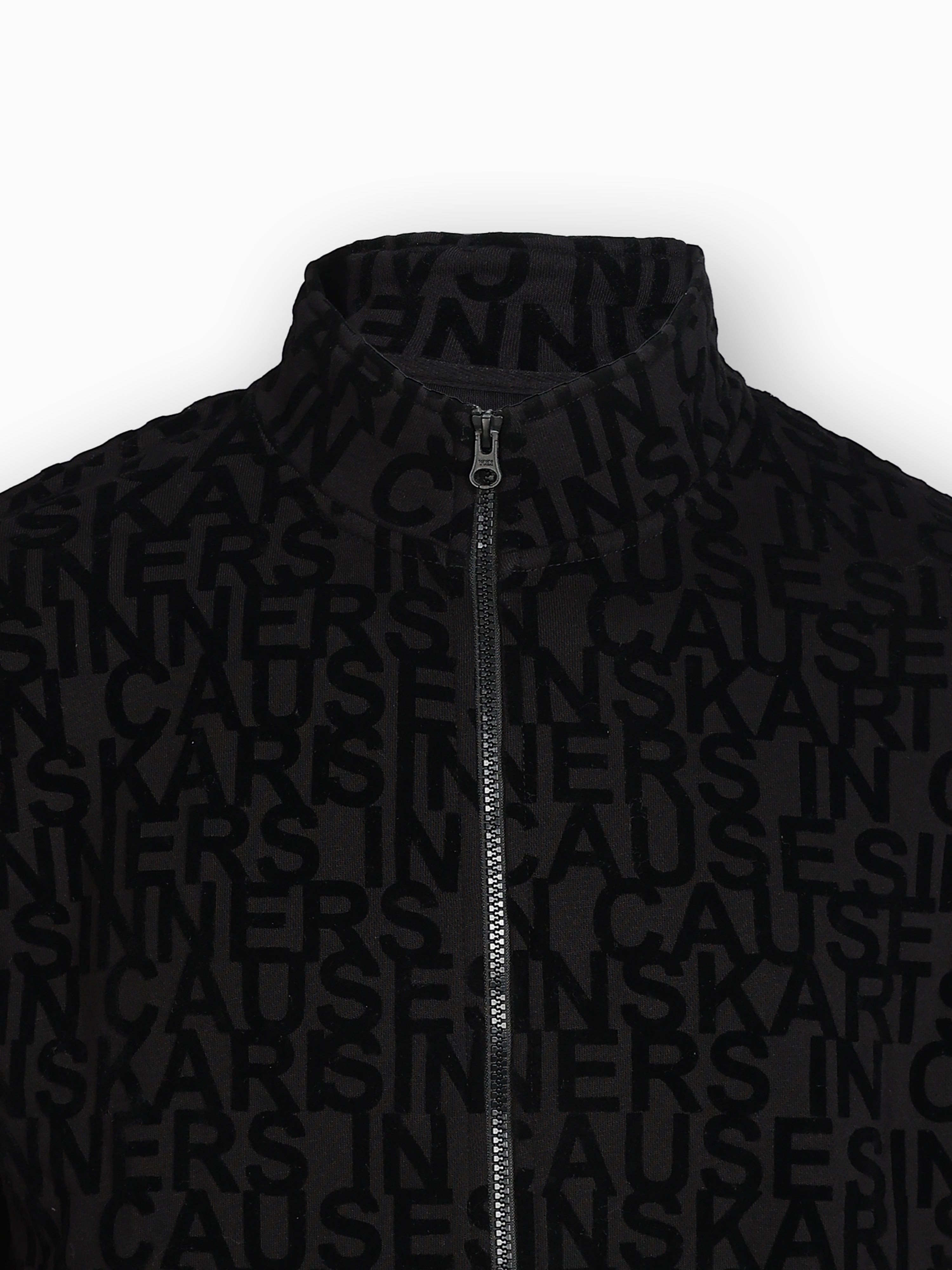 Flock Print Jacket