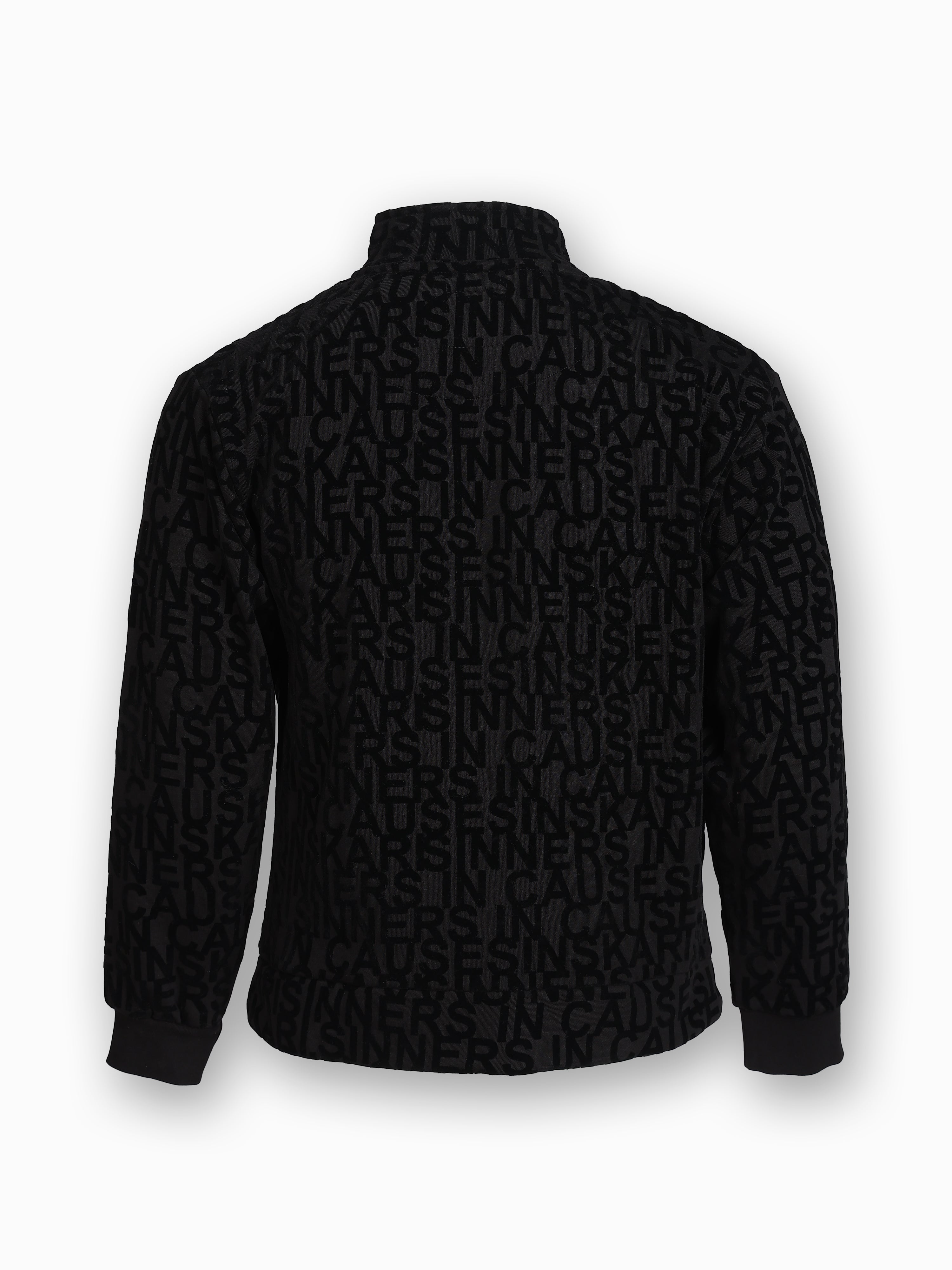 Flock Print Jacket