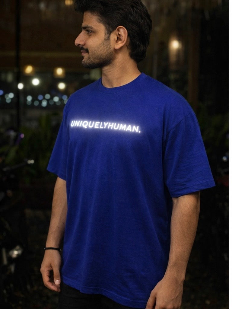 "Sakura" Royal Blue oversized-Tshirt