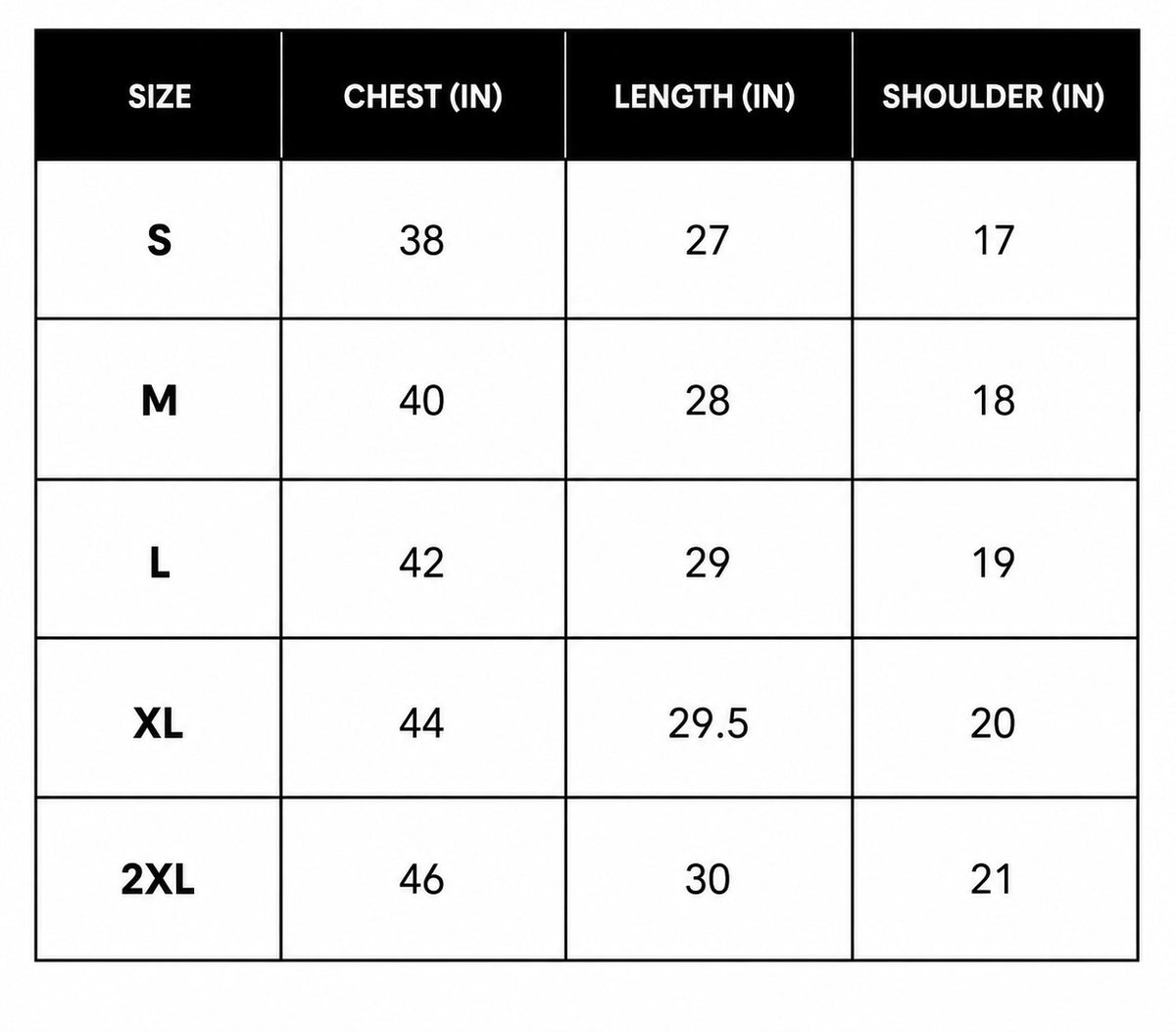 SIZE GUIDE