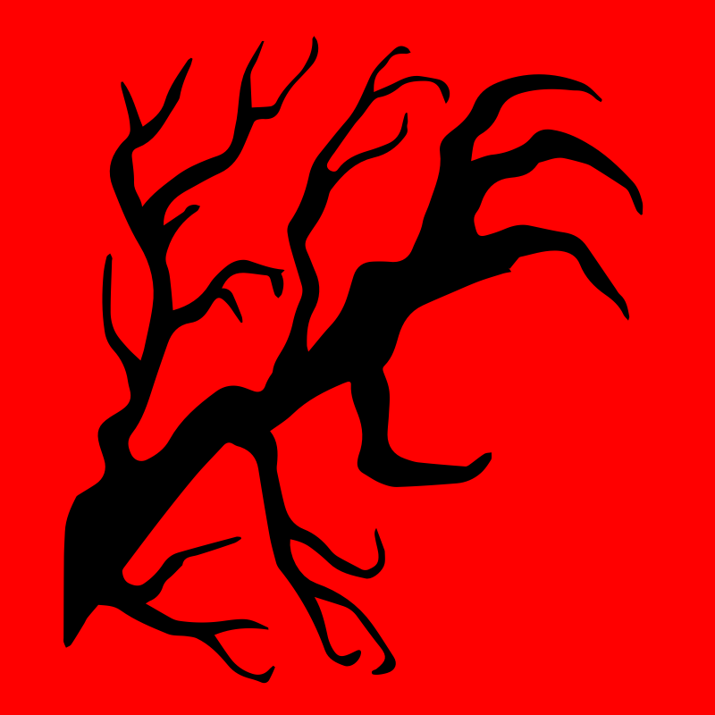 "Quoted monster hand" Red oversized t-shirt
