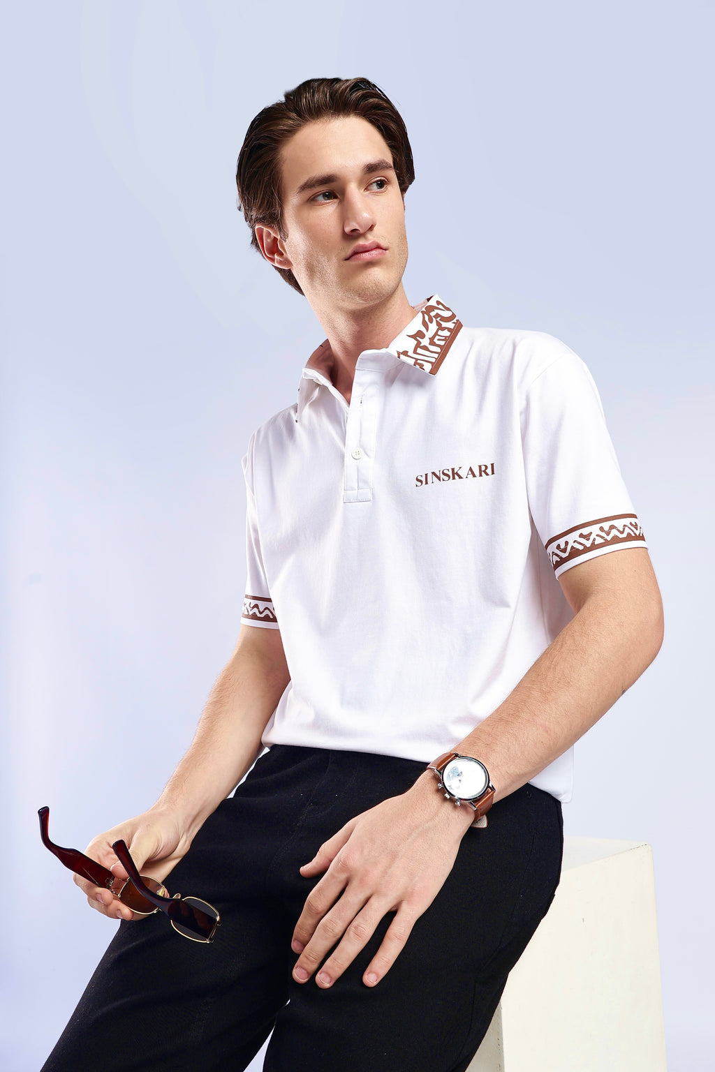 White Polo t-shirt