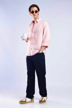 Pink Turkish Linen shirt