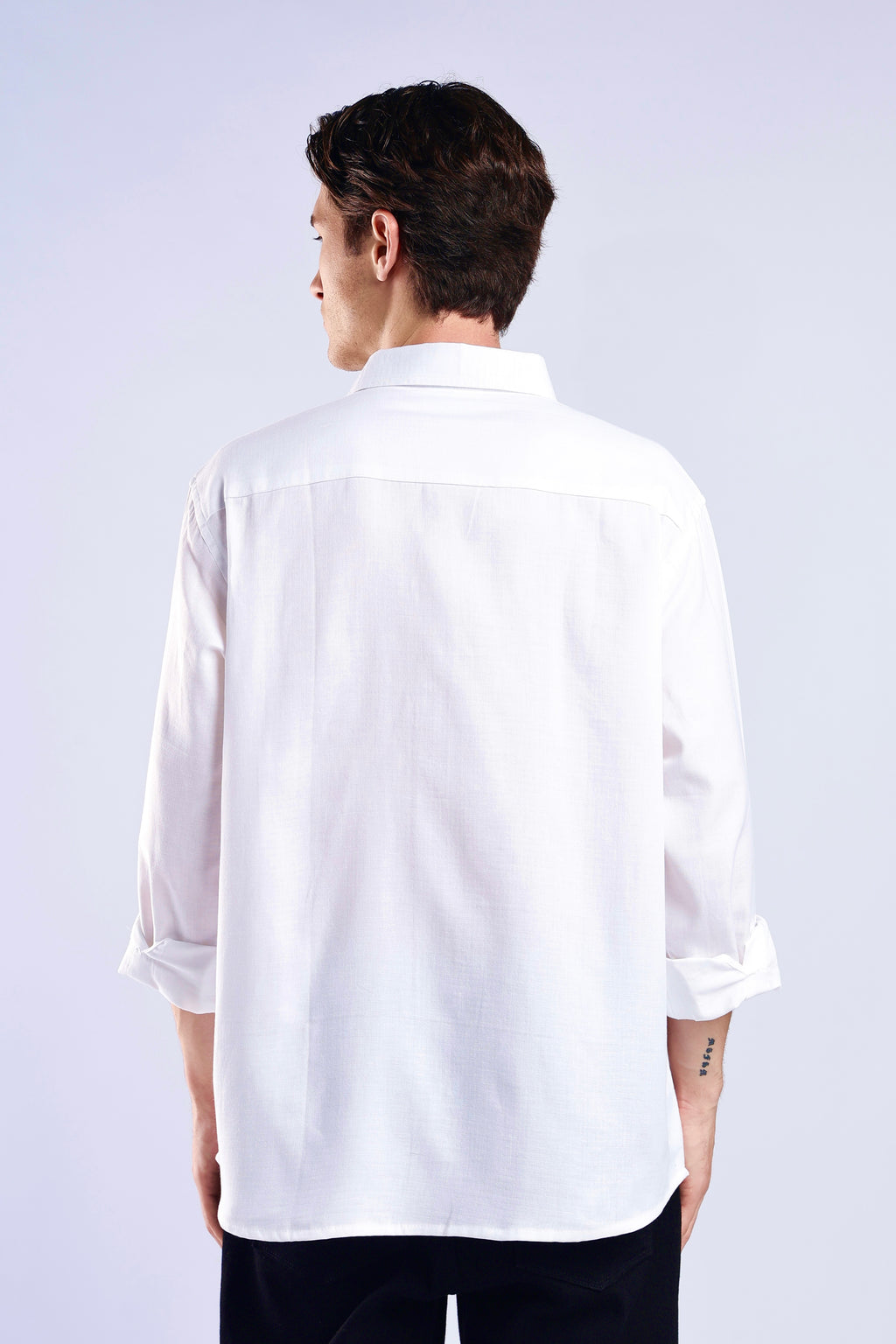 White Turkish Linen Shirt