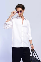 White Turkish Linen Shirt
