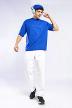 "Sakura" Royal Blue oversized-Tshirt