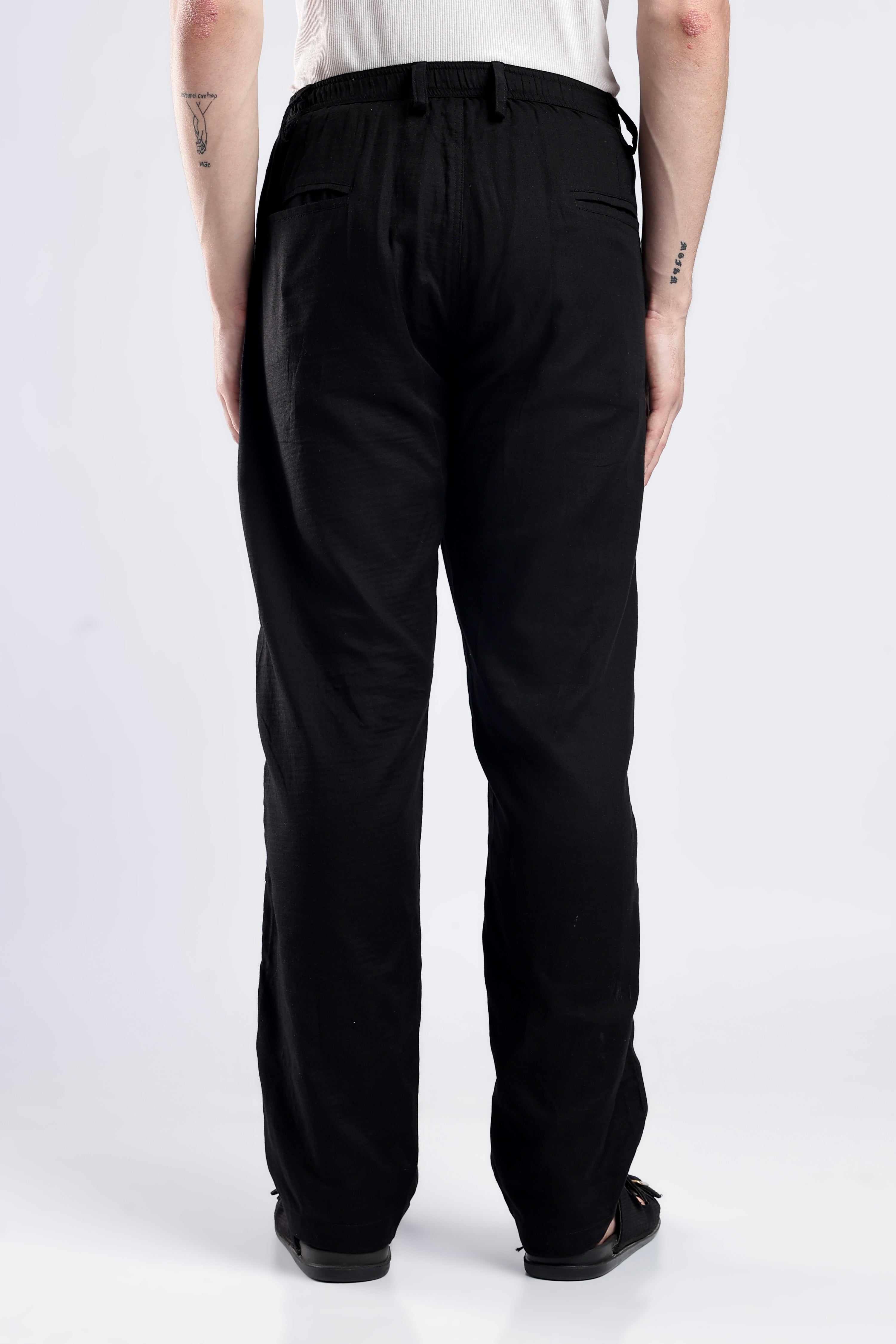 Black Linen Pants Secondary image