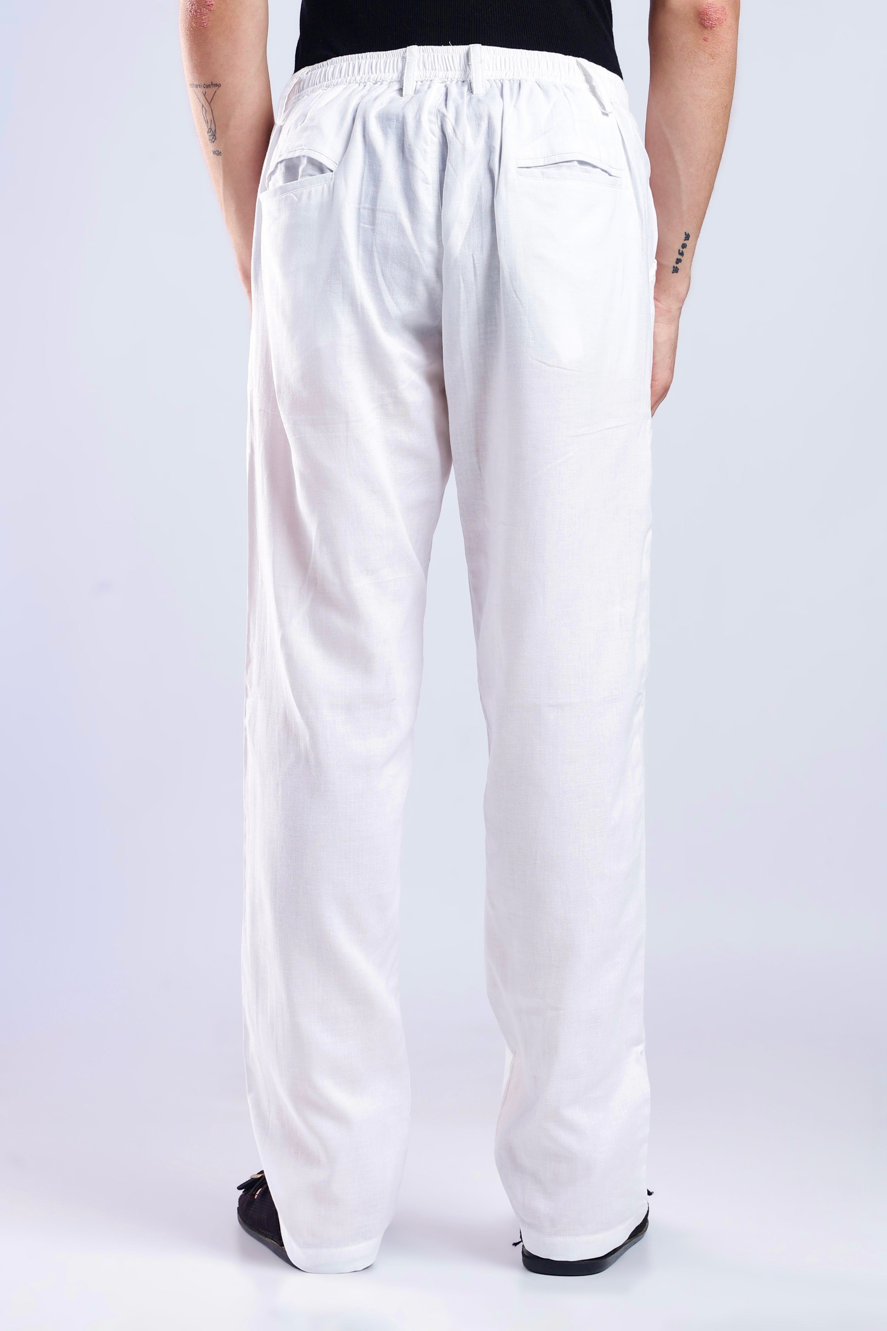 White Linen Pants