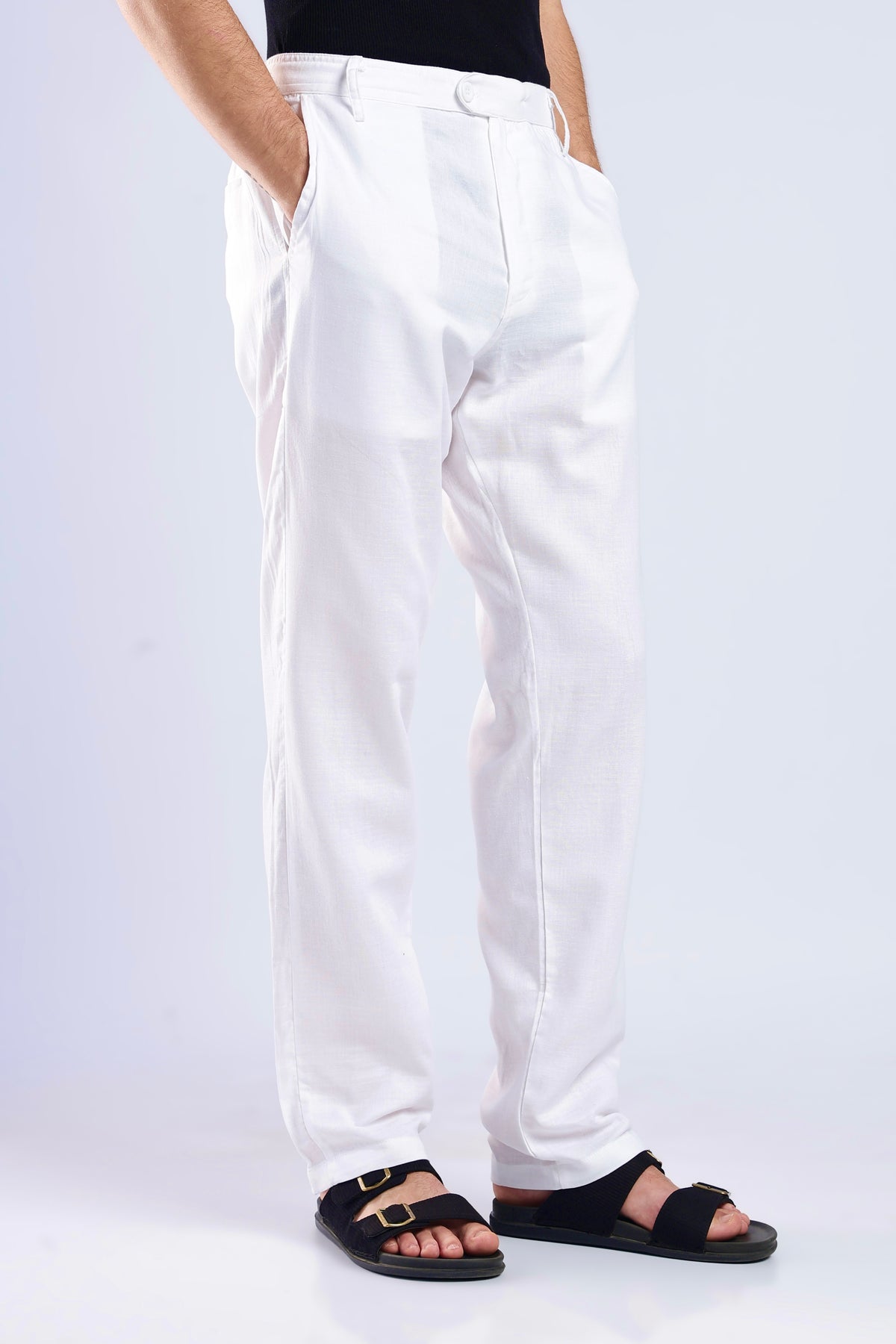 White Linen Pants Main image