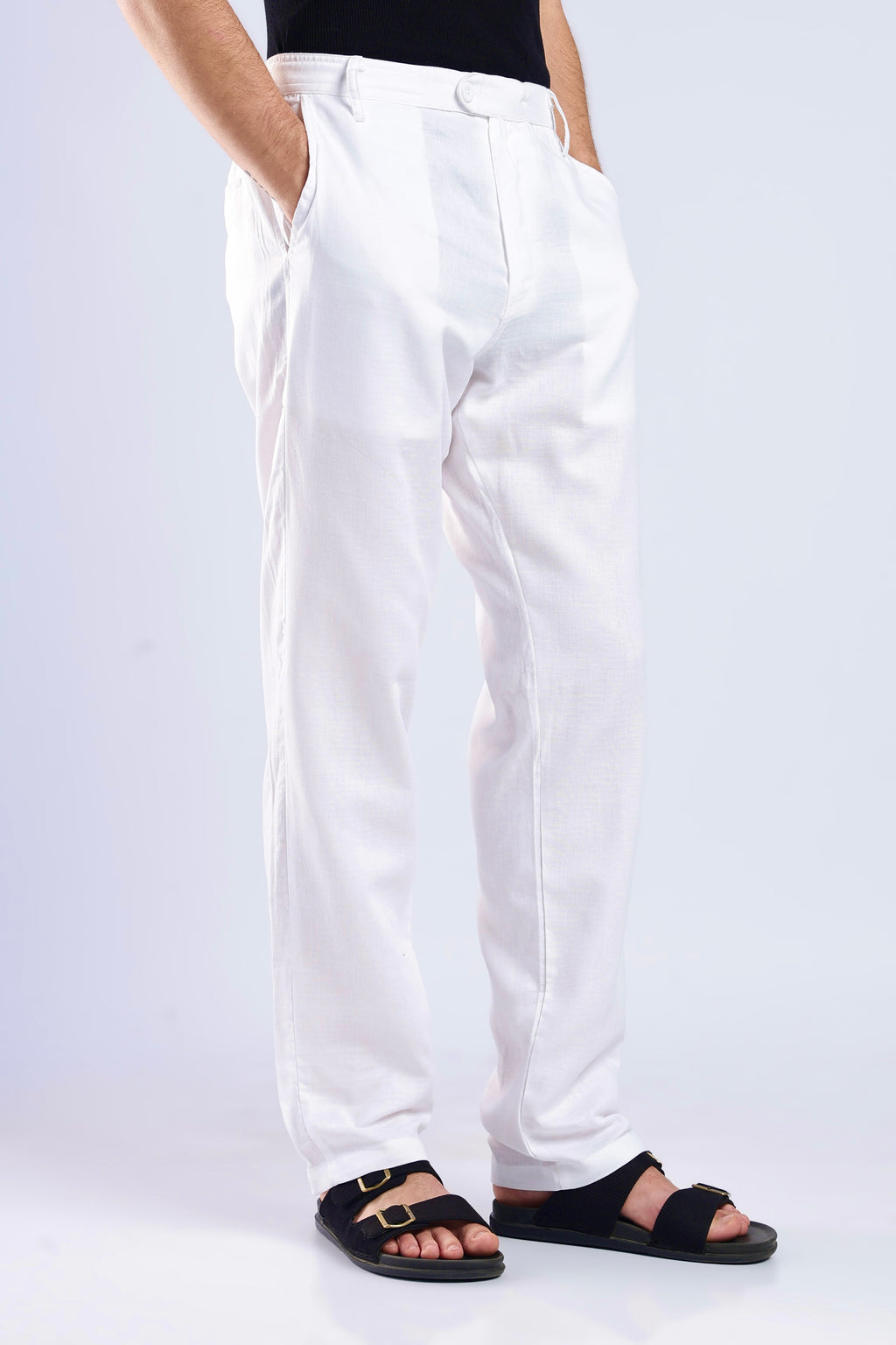 White Linen Pants