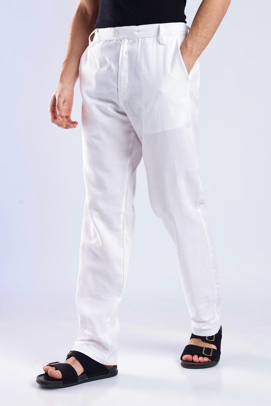 White Linen Pants