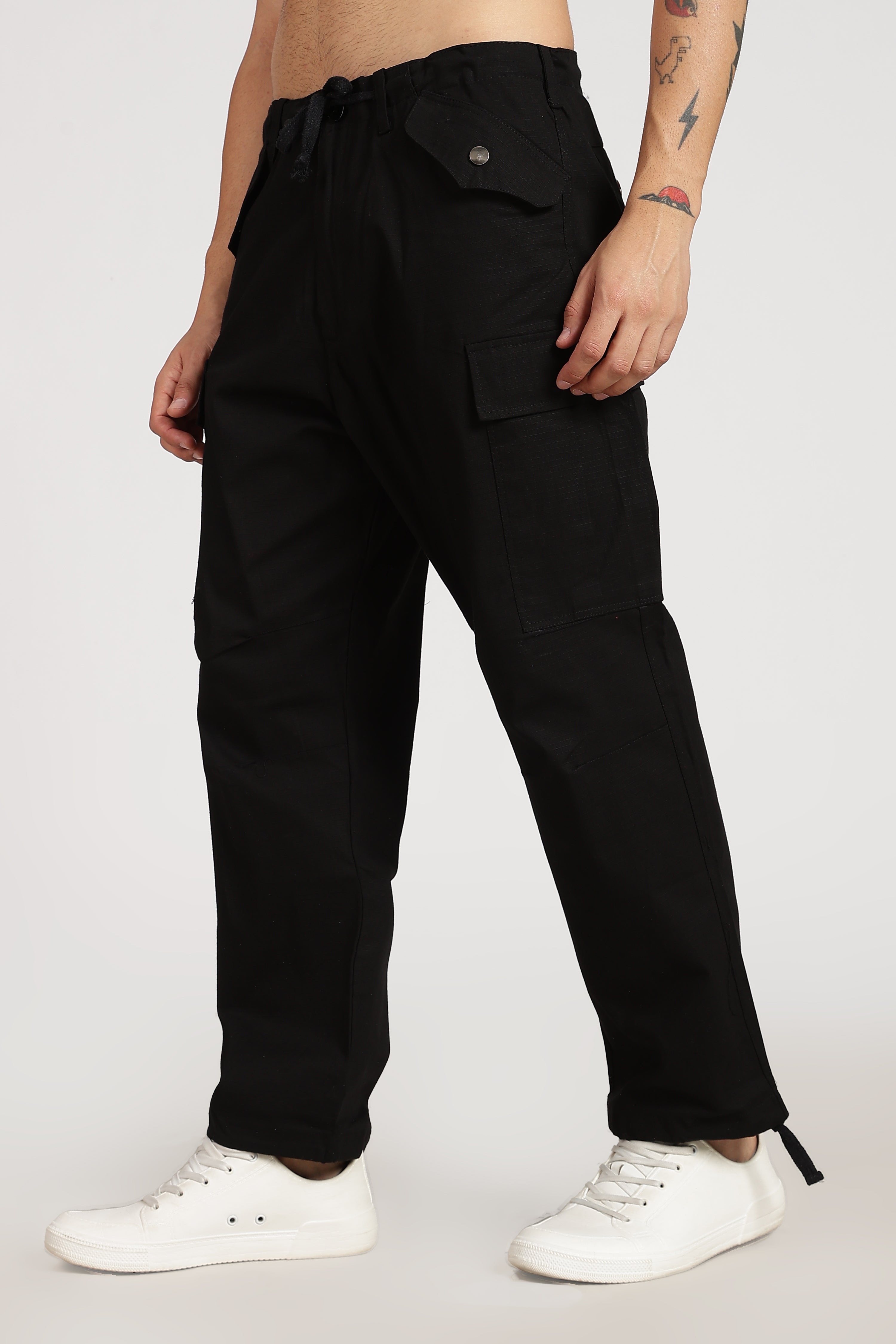 Black Cargo Pants Secondary image