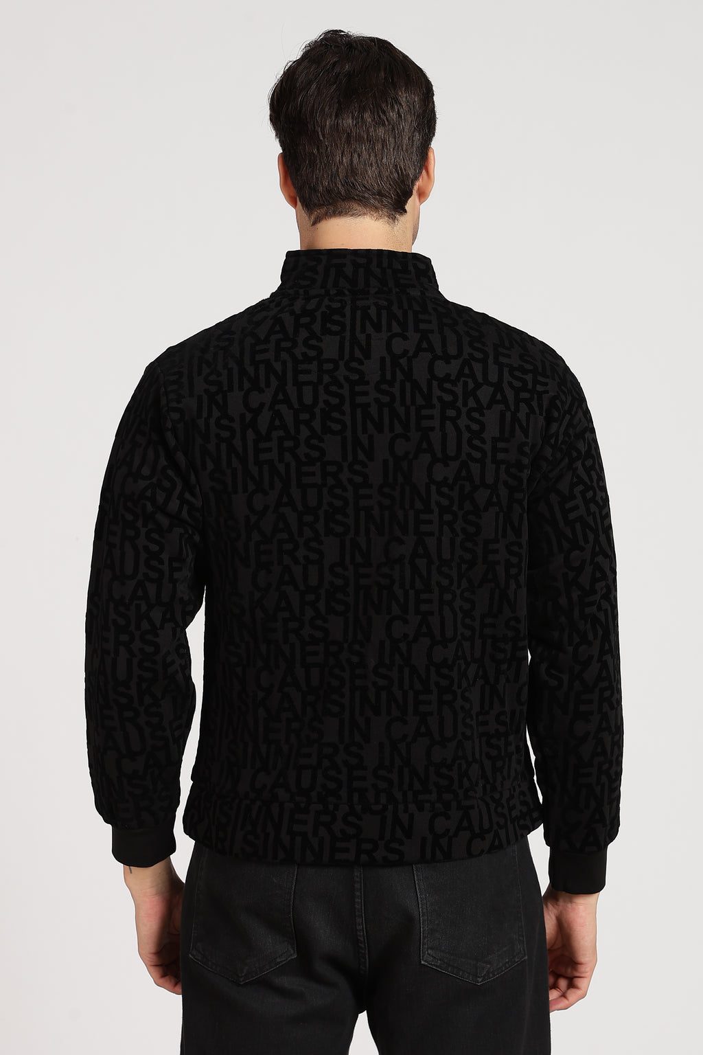 Flock Print Jacket