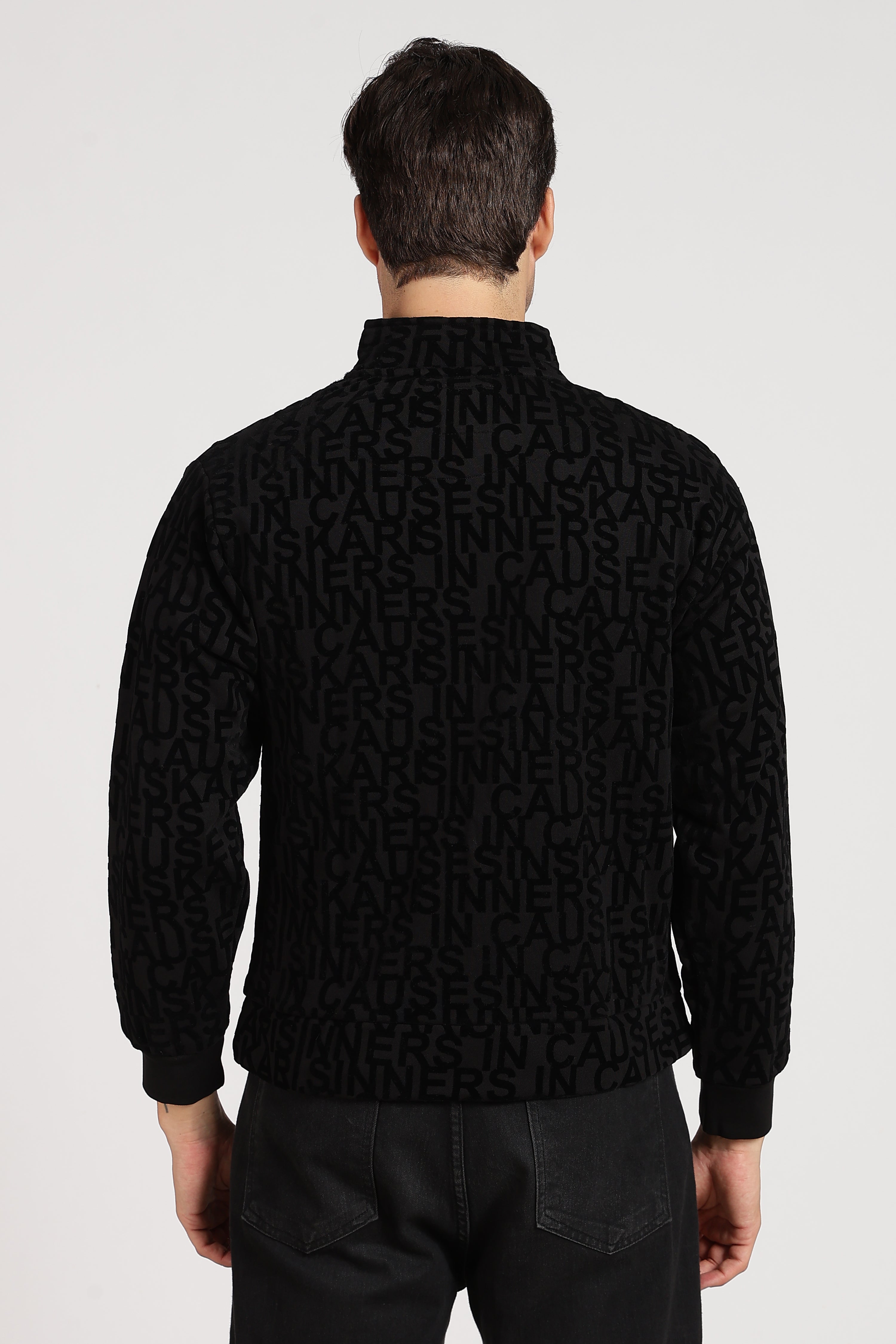 Flock Print Jacket