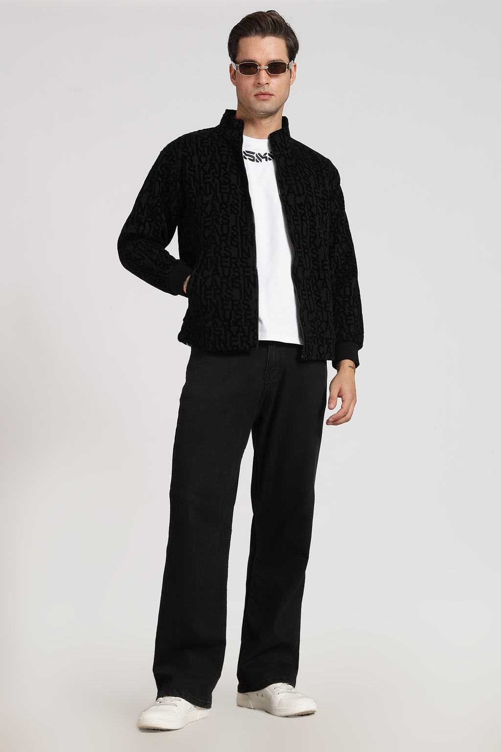 Flock Print Jacket