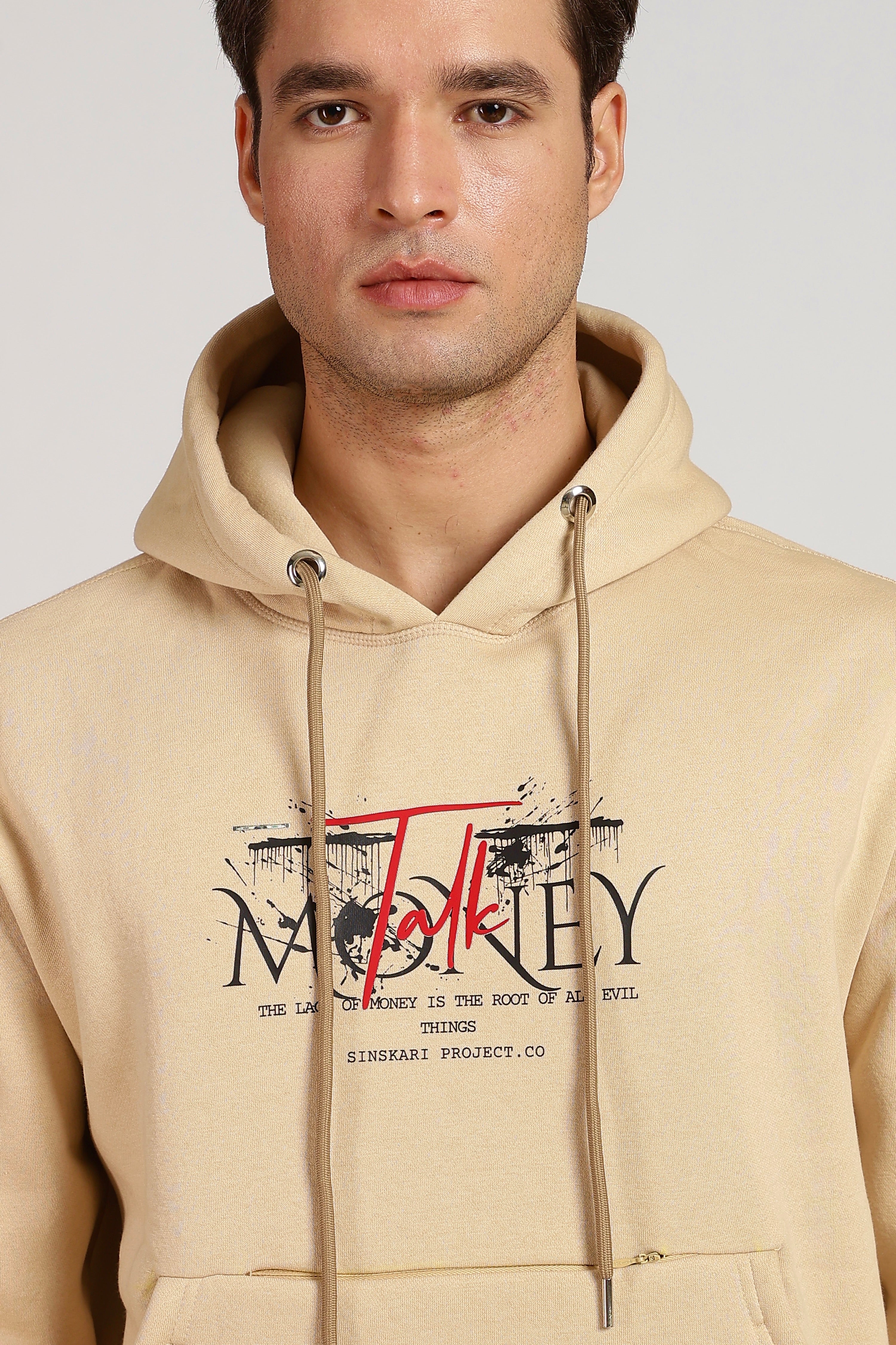 Unleash Your Sins Beige Hood