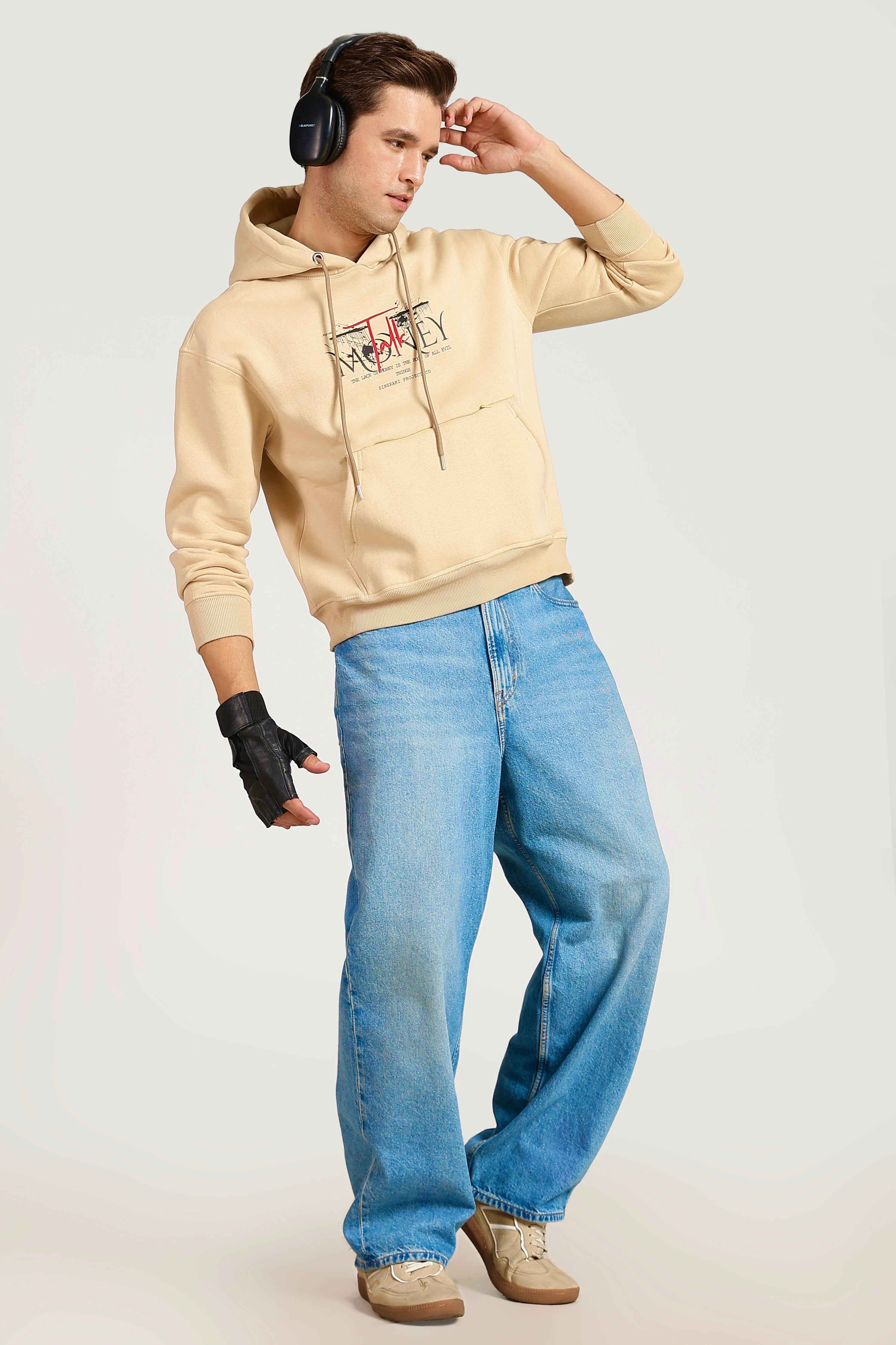 Unleash Your Sins Beige Hood Secondary image