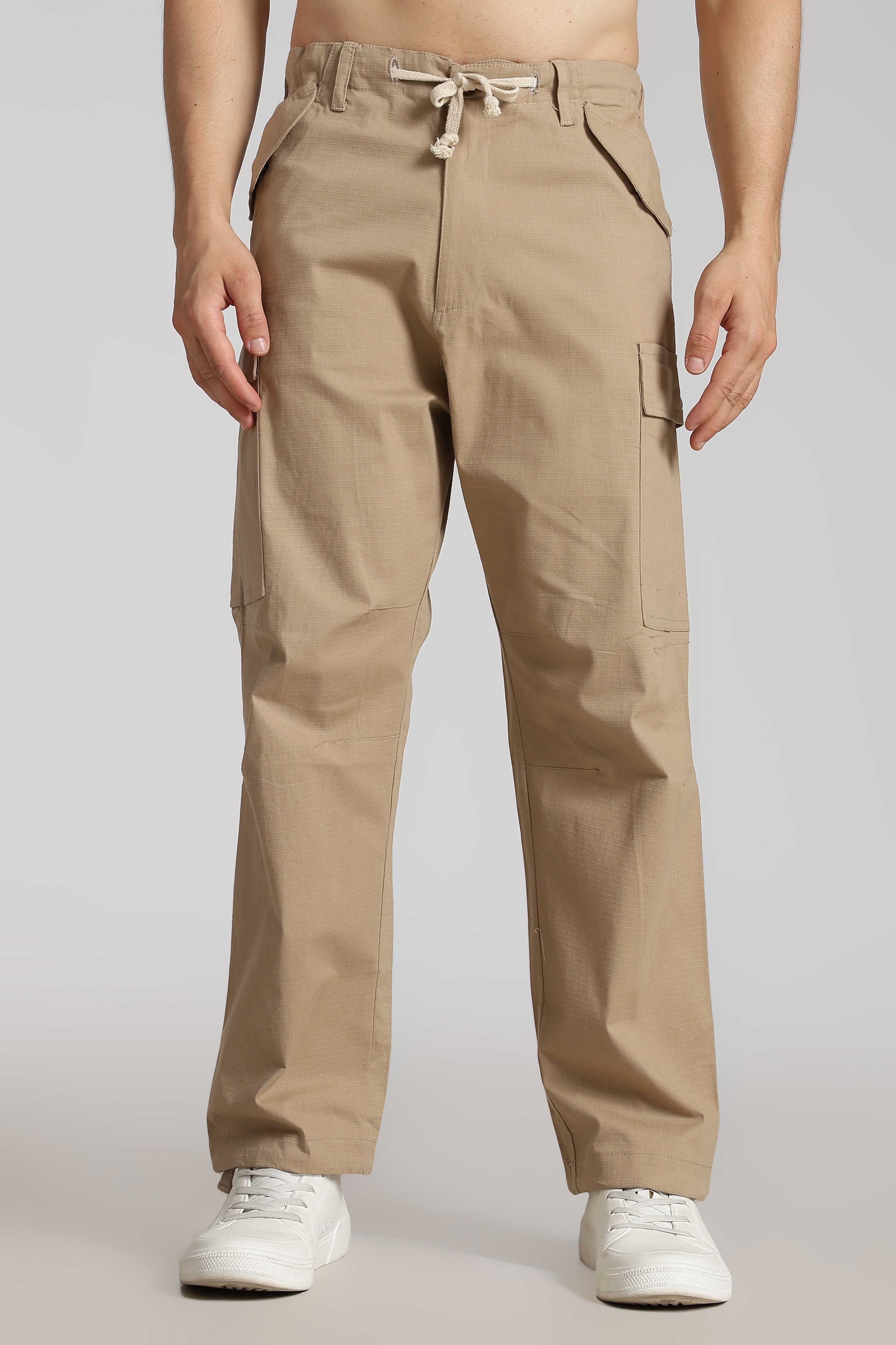 Beige Cargo Pants Main image