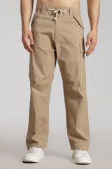 Beige Cargo Pants