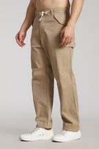 Beige Cargo Pants