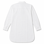 Azure Crest White Linen Kurta
