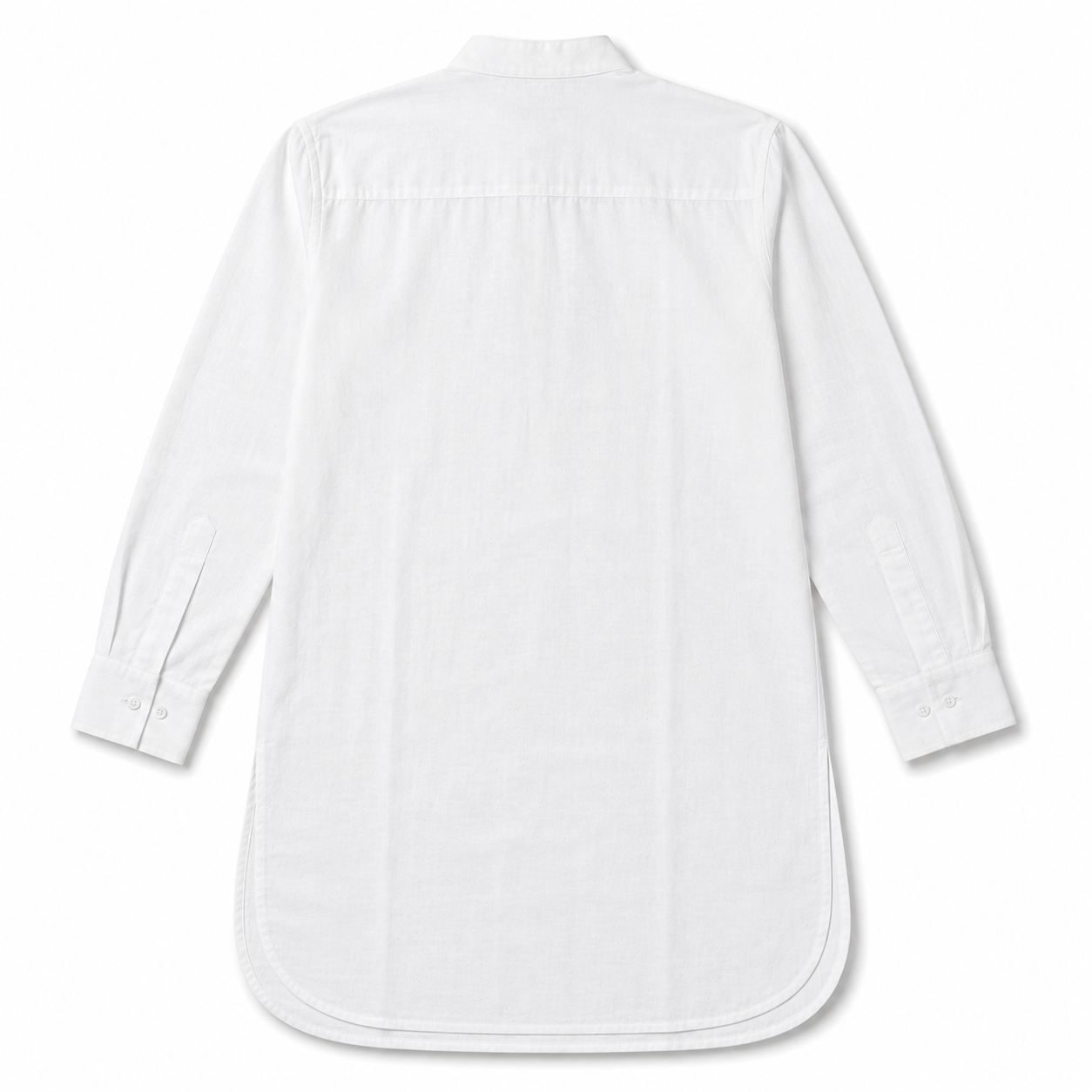 Azure Crest White Linen Kurta