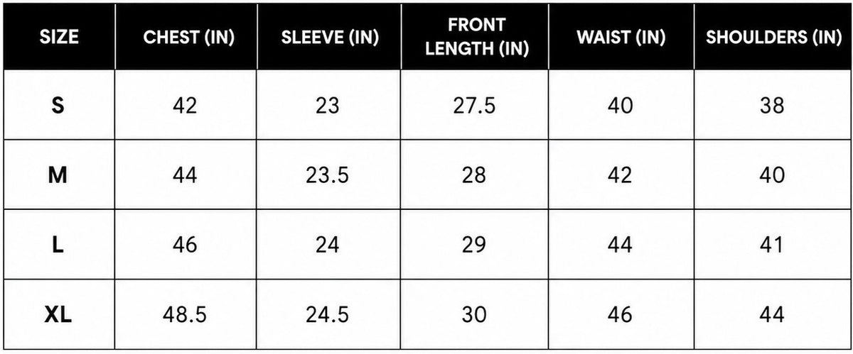 SIZE GUIDE