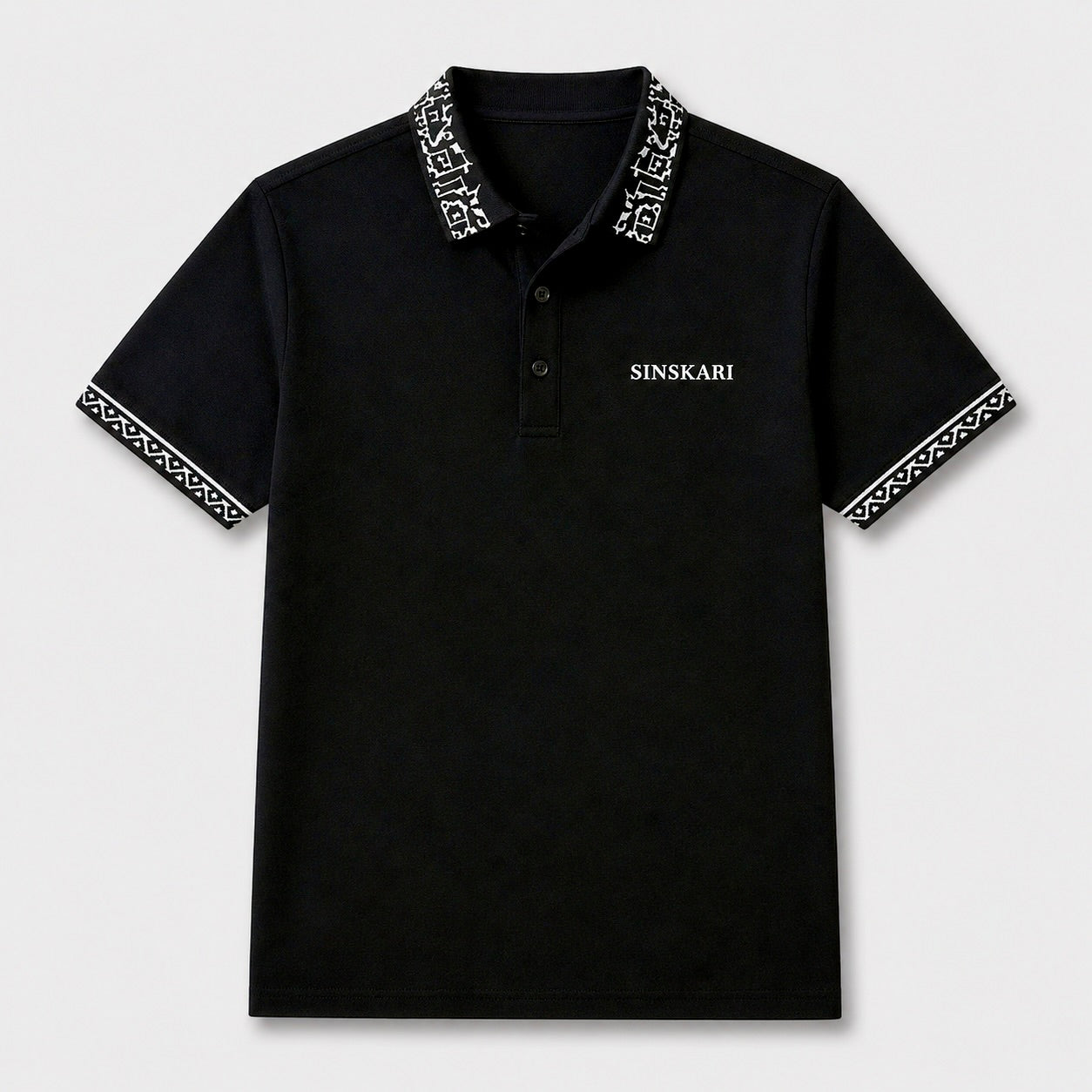 Black Polo T-Shirt Main image