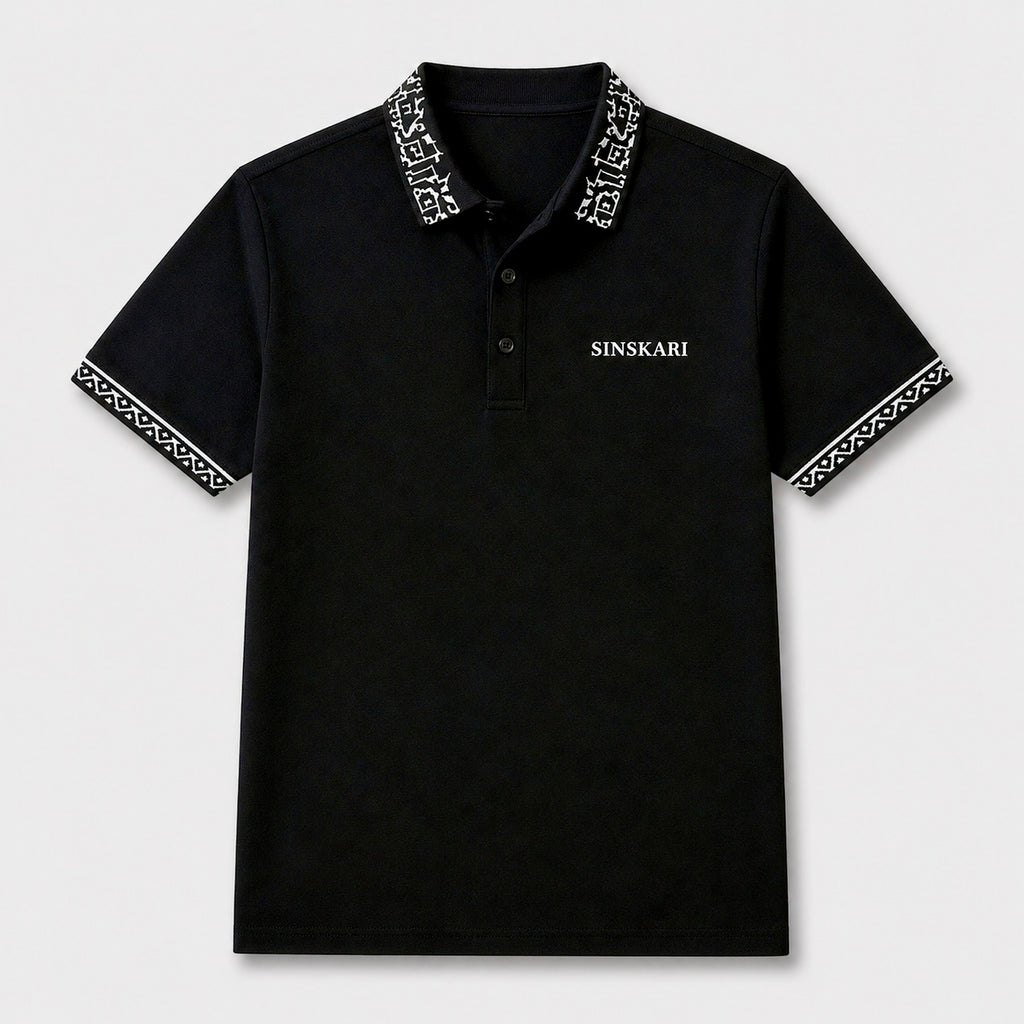 Black Polo T-Shirt
