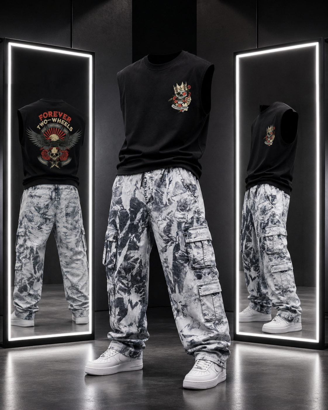 Tie-dye Cargo Pants Sins 02