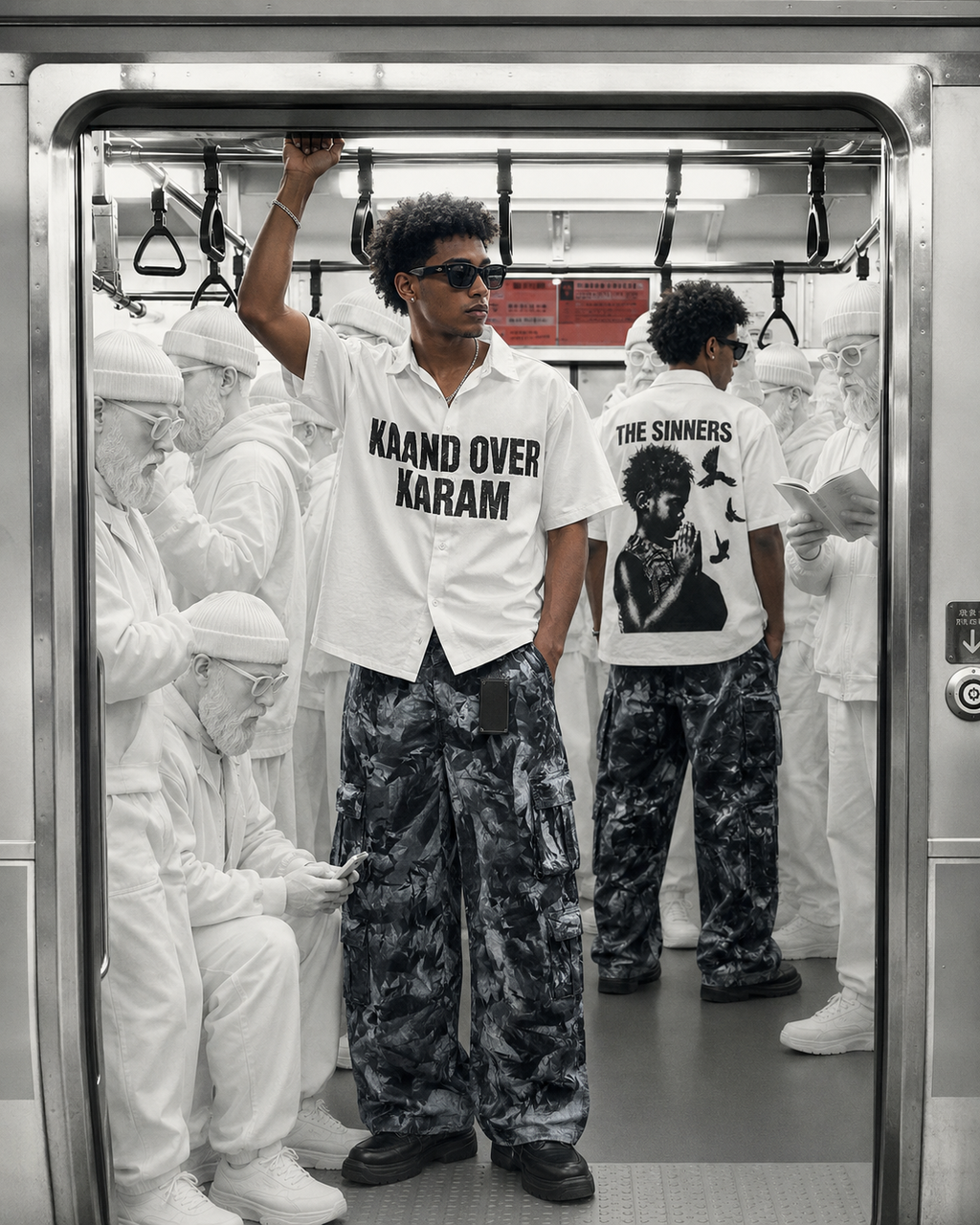 Tie-dye Cargo Pants Sins 01