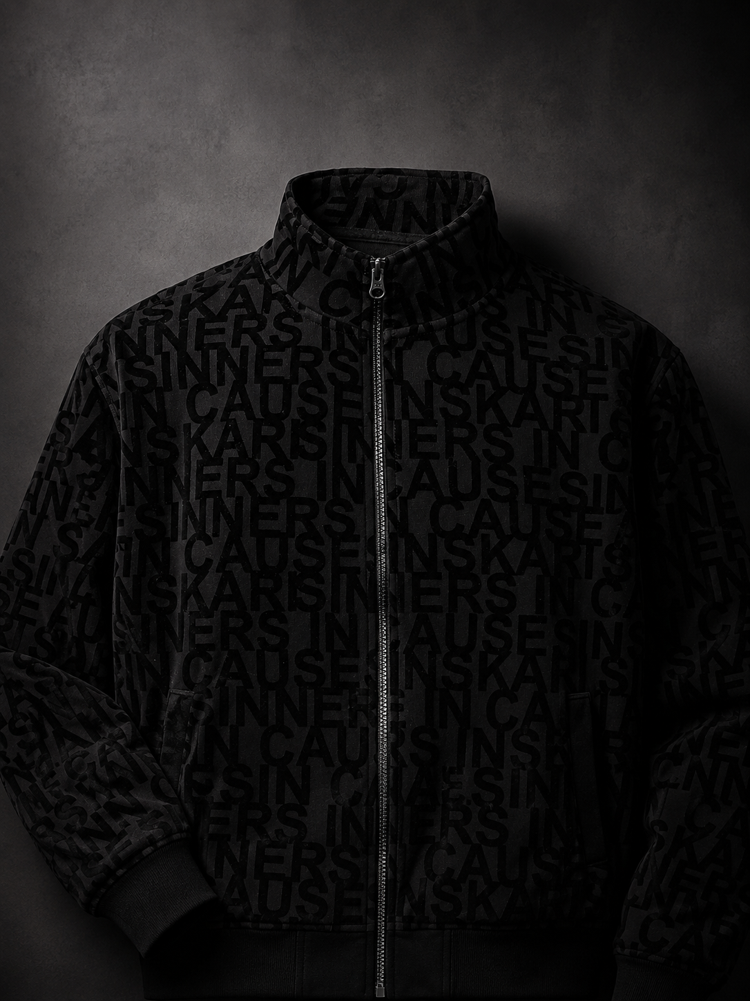Flock Print Jacket