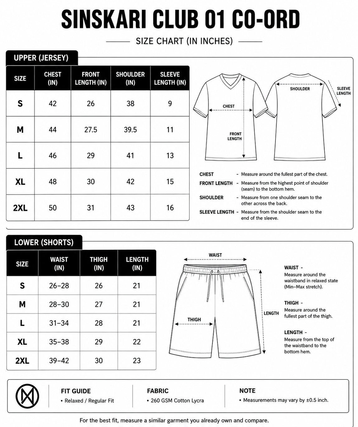SIZE GUIDE