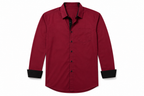 Satin Silk Wine Shirt