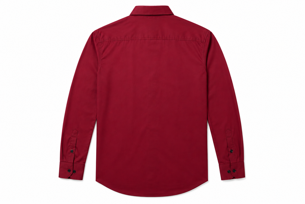 Satin Silk Wine Shirt
